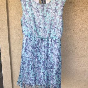 Cute floral print dress (double layer fully lined)